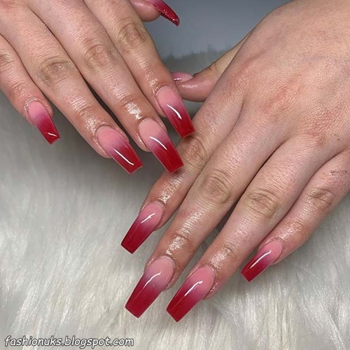 23 Stunning Red Ombre Nail Designs You’ll Love