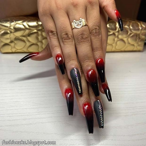 23 Stunning Red Ombre Nail Designs You’ll Love