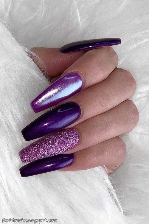 21 Stunning Purple Nail Designs You’ll Want to Try Right Now
