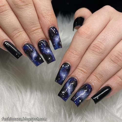 23 Cute Galaxy Nails Designs and Out-Of-This-World Ideas