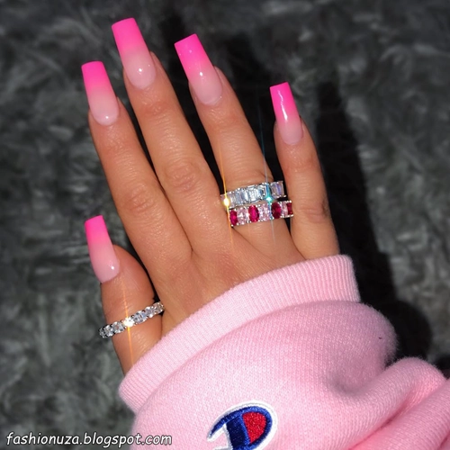 26 Awesome Pink Ombre Nails Are Taking Over 2025