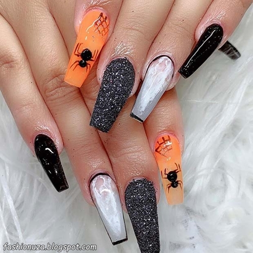 23 Most Beautiful Halloween Acrylic Nail Ideas for 2025
