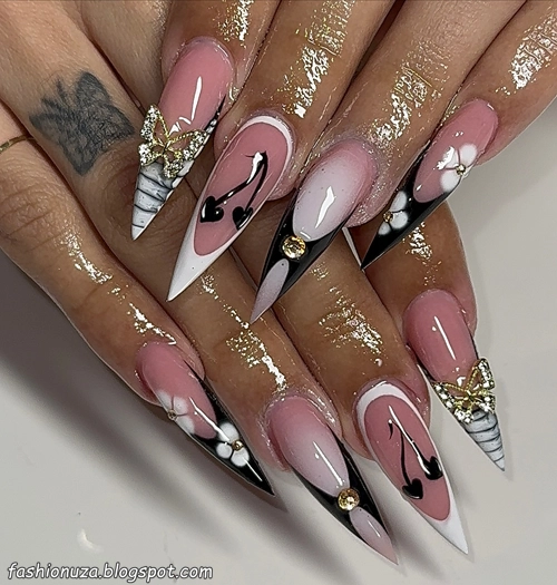 23 Classy and Cute Short Stiletto Nails You’ll Love in 2025