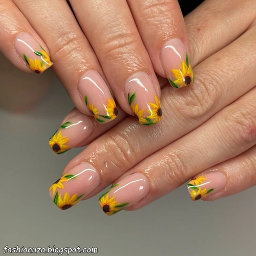 23 Sunflower Nail Art Ideas 2025 That Will Make Everyone Jealous