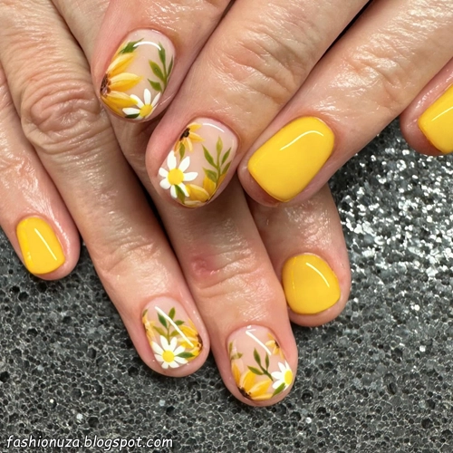 23 Sunflower Nail Art Ideas 2025 That Will Make Everyone Jealous