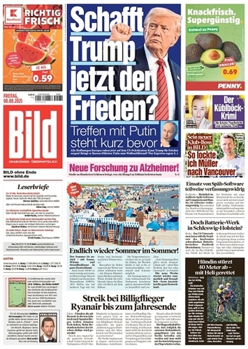 Bild - 08 August 2025 Preview