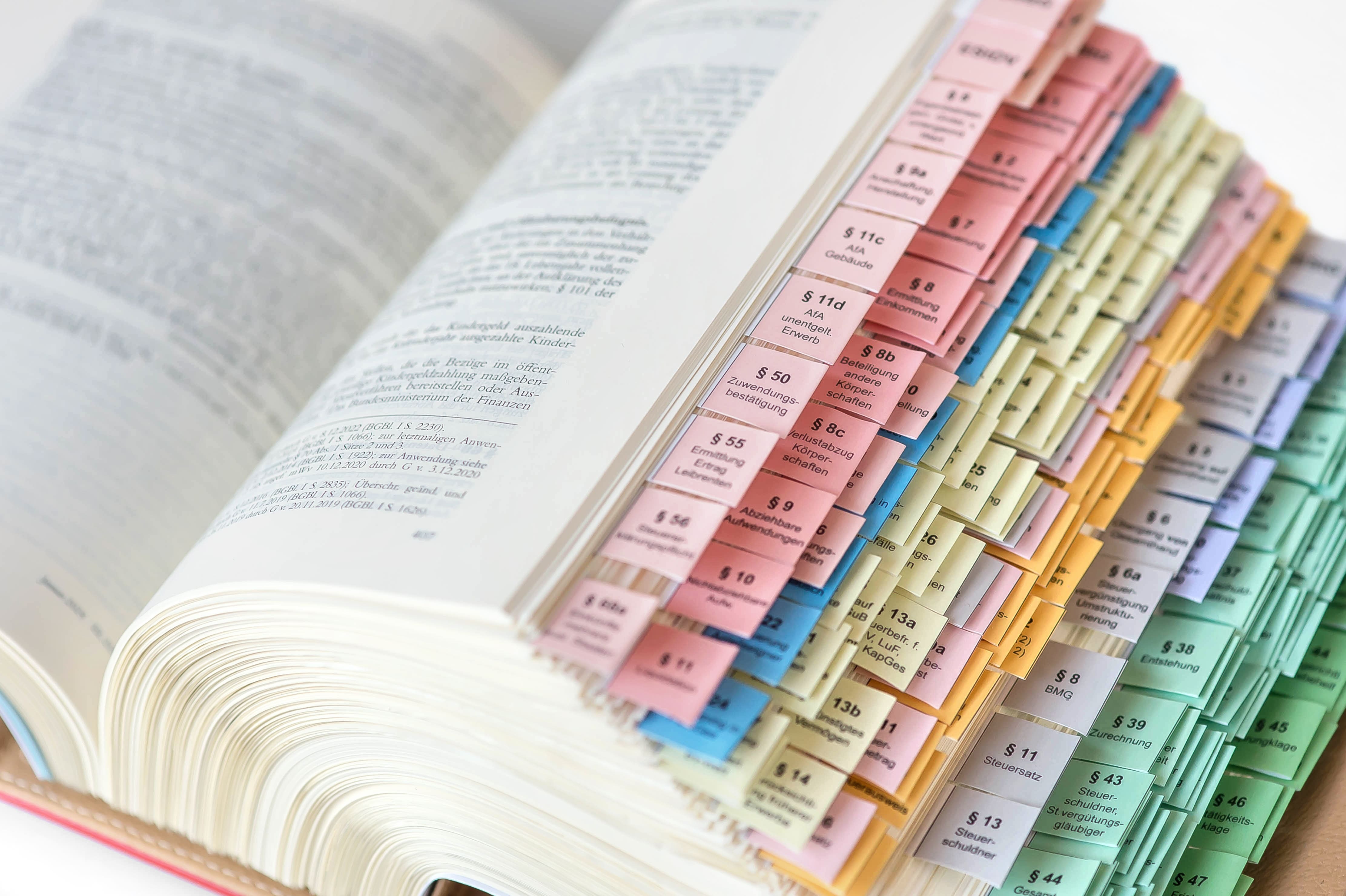 WLW Griffregister für Steuerberaterprüfung