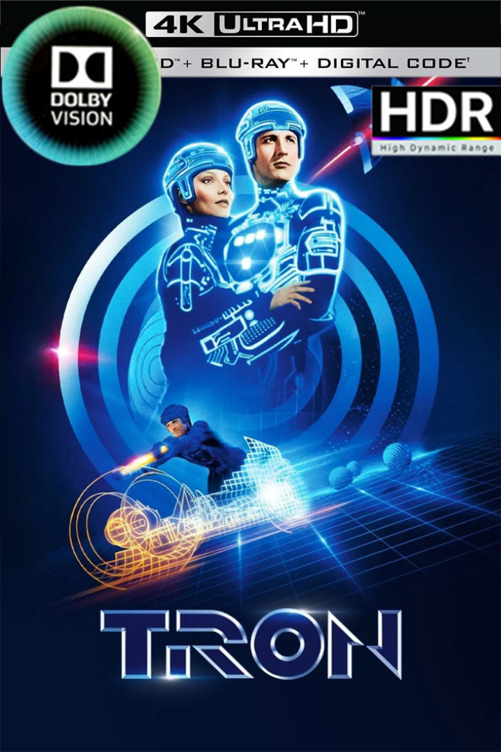 Tron (1982)[4K Dolby Visión HDR][Lat-Cas-Ing][VS]