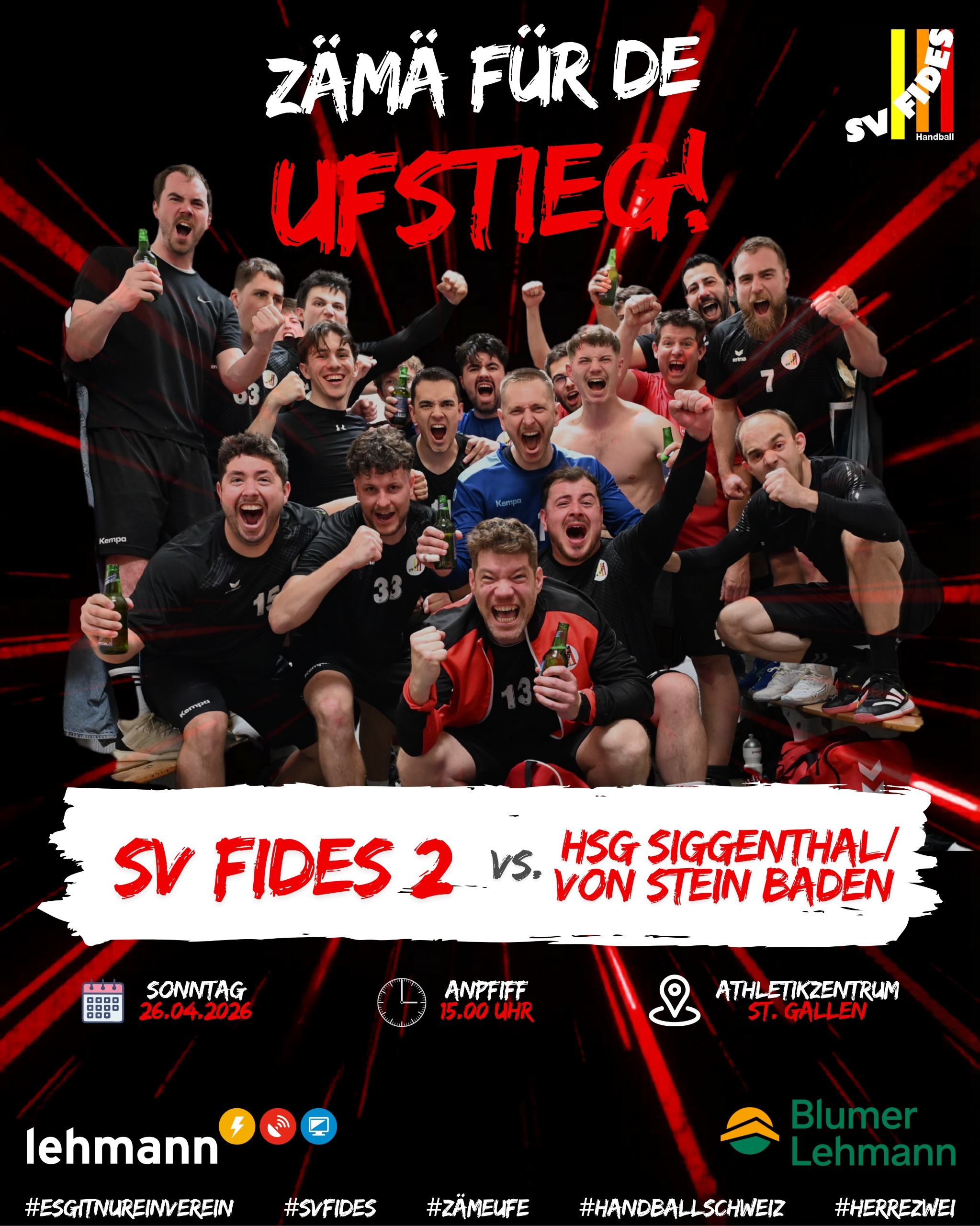 Aufstiegsspiel Flyer