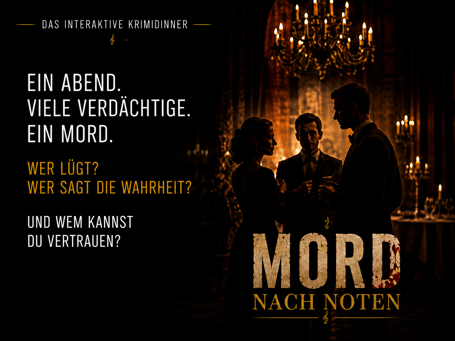 Mord nach Noten Verdächtige Krimidinner Köln