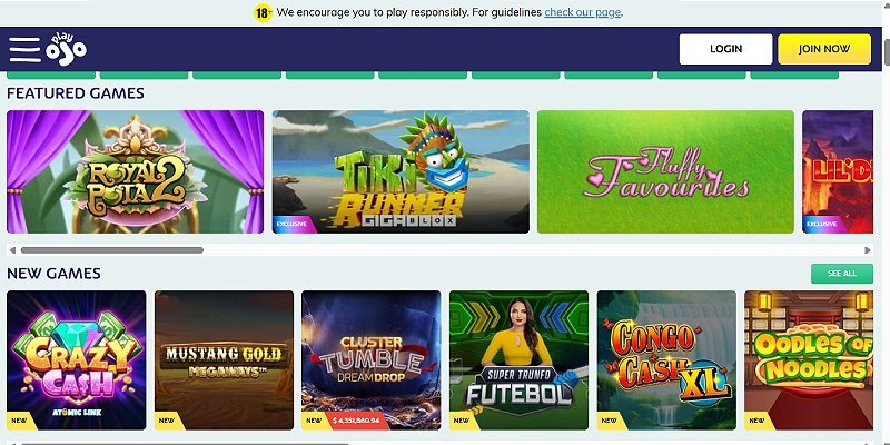 PlayOJO online casino