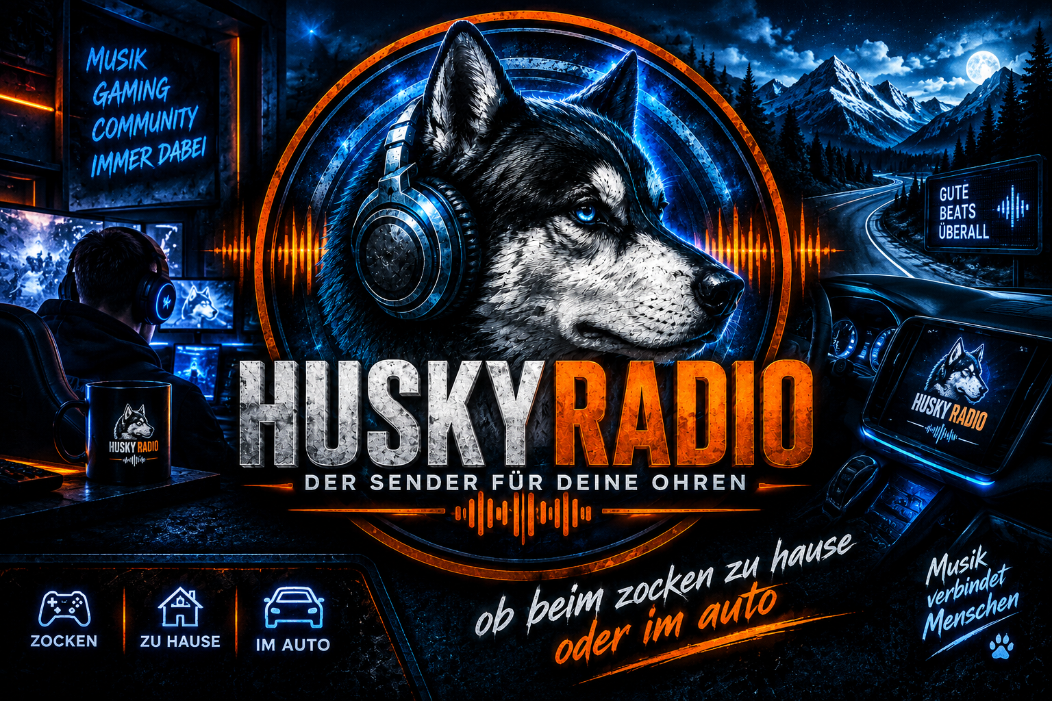 Husky Radio Logo