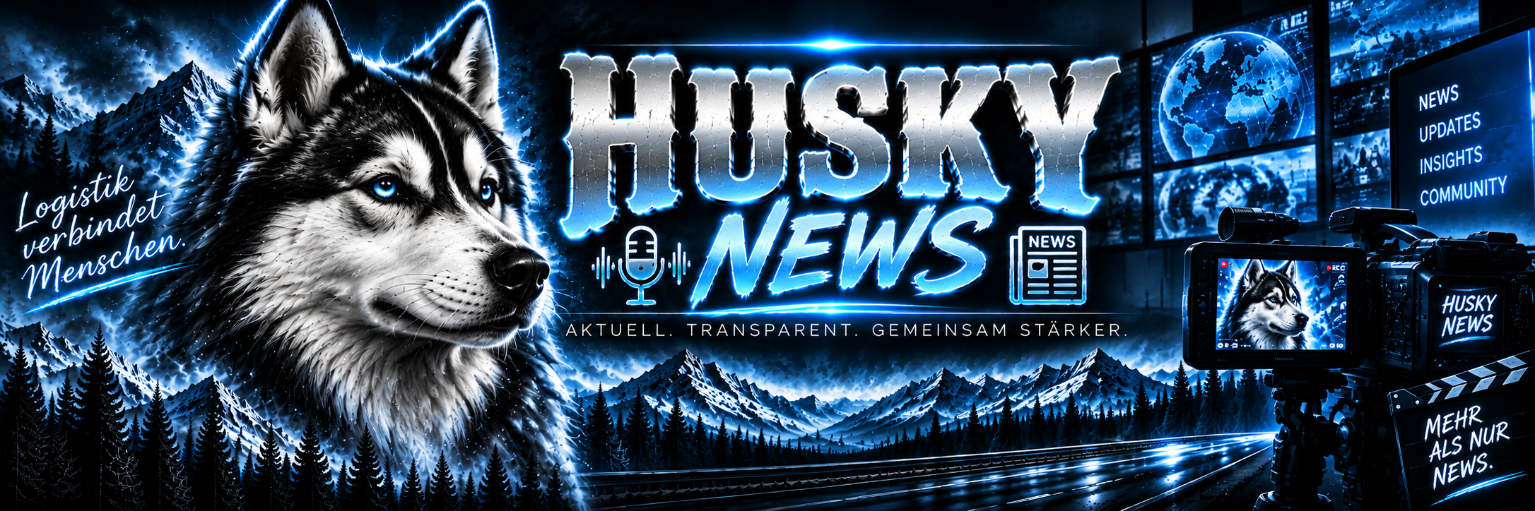 🐺 NEUE WEBSITE – HUSKY LOGISTIK 🐺