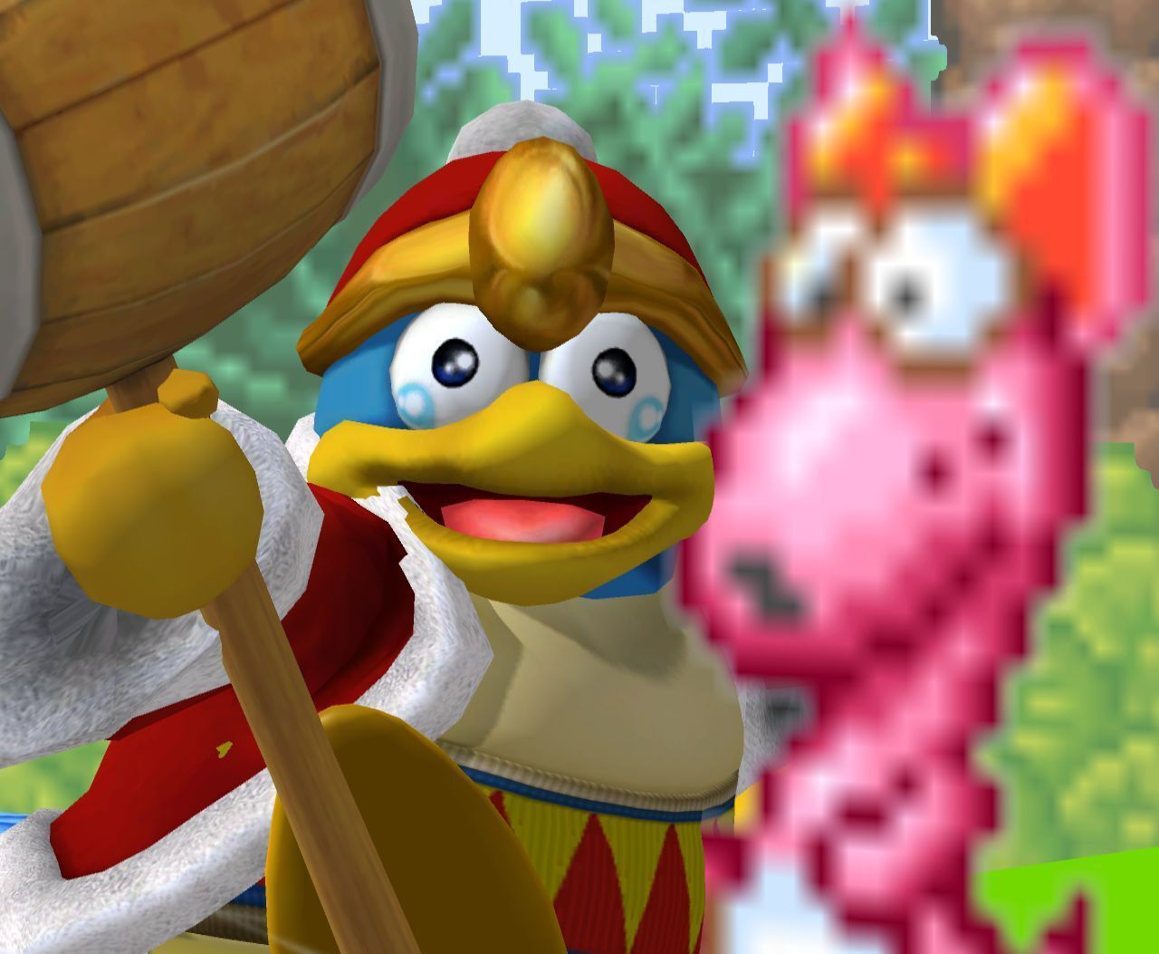 King Dedede and REDACTED join the roster of Super Smash Bros. Melee (mod, courtesy of Team Akaneia) King Dedede and REDACTED join the roster of Super Smash Bros. Melee (mod, courtesy of Team Akaneia)