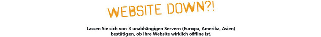WEBSITE-DOWN.DE WEBSITE-DOWN.DE