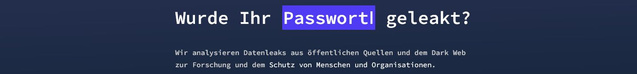 ILC.HPI.DE-LEAKCHECKER ILC.HPI.DE-LEAKCHECKER